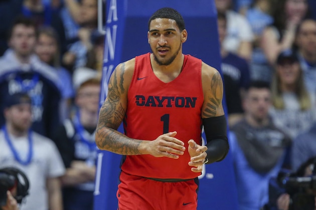 Dayton's Obi Toppin (1) during the first half of an NCAA college basketball game against Rhode Island Wednesday, March 4, 2020, in Kingston, R.I. (AP Photo/Stew Milne) Dayton's Obi Toppin (1) during the first half of an NCAA college basketball game against Rhode Island Wednesday, March 4, 2020, in Kingston, R.I. (AP Photo/Stew Milne)