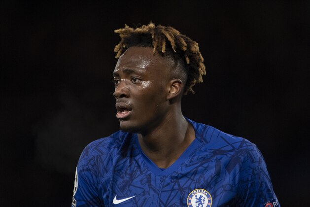 LONDON, ENGLAND - FEBRUARY 25: Tammy Abraham of Chelsea during the UEFA Champions League round of 16 first leg match between Chelsea FC and FC Bayern Muenchen at Stamford Bridge on February 25, 2020 in London, United Kingdom. (Photo by Visionhaus)
