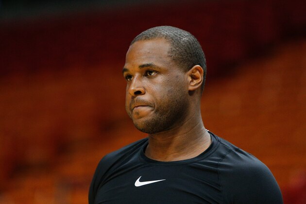 MIAMI, FL - NOVEMBER 07:  Dion Waiters #11 of the Miami Heat warms up prior ot the game against the San Antonio Spurs at American Airlines Arena on November 7, 2018 in Miami, Florida. NOTE TO USER: User expressly acknowledges and agrees that, by downloading and or using this photograph, User is consenting to the terms and conditions of the Getty Images License Agreement.  (Photo by Michael Reaves/Getty Images)