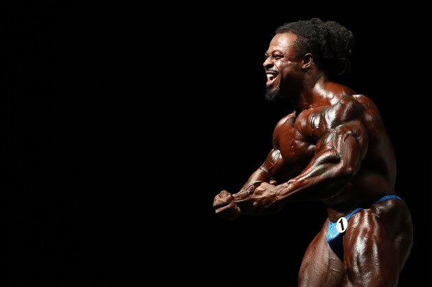 MELBOURNE, AUSTRALIA - MARCH 17:  William Bonac of the Netherlands poses during the Arnold Classic Pro Show during the Arnold Sports Festival Australia at The Melbourne Convention and Exhibition Centre on March 17, 2018 in Melbourne, Australia.  (Photo by Robert Cianflone/Getty Images)