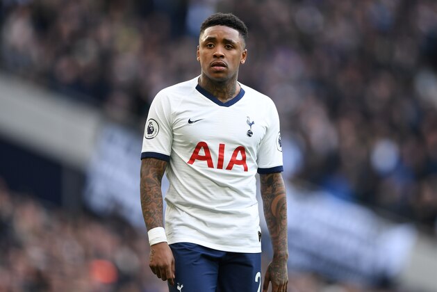 LONDON, ENGLAND - MARCH 01: Steven Bergwijn of Tottenham Hotspur looks on during the Premier League match between Tottenham Hotspur and Wolverhampton Wanderers at Tottenham Hotspur Stadium on March 01, 2020 in London, United Kingdom. (Photo by Harriet Lander/Copa/Getty Images)