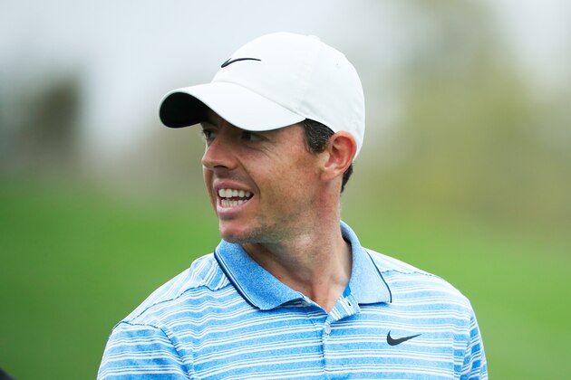 PONTE VEDRA BEACH, FLORIDA - MARCH 10: Rory McIlroy of Northern Ireland looks on during a practice round prior to The PLAYERS Championship on The Stadium Course at TPC Sawgrass on March 10, 2020 in Ponte Vedra Beach, Florida. (Photo by Cliff Hawkins/Getty Images)