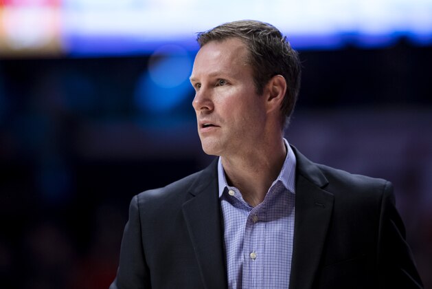 CHAMPAIGN, IL - FEBRUARY 24:  Head coach Fred Hoiberg of the Nebraska Cornhuskers is seen during the game against the Illinois Fighting Illini at State Farm Center on February 24, 2020 in Champaign, Illinois. (Photo by Michael Hickey/Getty Images)