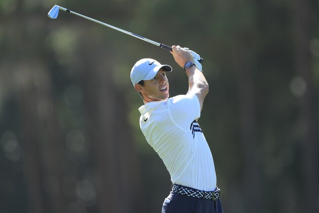 PONTE VEDRA BEACH, FLORIDA - MARCH 12: Rory McIlroy of Northern Ireland watches his second shot on the 10th hole during the first round of The PLAYERS Championship on The Stadium Course at TPC Sawgrass on March 12, 2020 in Ponte Vedra Beach, Florida. (Photo by Sam Greenwood/Getty Images) PONTE VEDRA BEACH, FLORIDA - MARCH 12: Rory McIlroy of Northern Ireland watches his second shot on the 10th hole during the first round of The PLAYERS Championship on The Stadium Course at TPC Sawgrass on March 12, 2020 in Ponte Vedra Beach, Florida. (Photo by Sam Greenwood/Getty Images)