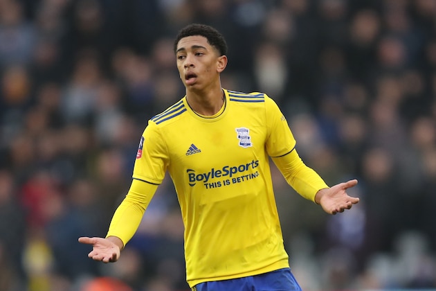 BIRMINGHAM, ENGLAND - JANUARY 25:  Jude Bellingham of Birmingham City during the FA Cup Fourth Round match between Coventry City and Birmingham City at St Andrew's Trillion Trophy Stadium on January 25, 2020 in Birmingham, England. (Photo by Marc Atkins/Getty Images)