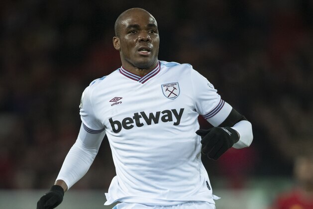 LIVERPOOL, ENGLAND - FEBRUARY 24: Angelo Ogbonna of West Ham United in action during the Premier League match between Liverpool FC and West Ham United at Anfield on February 24, 2020 in Liverpool, United Kingdom. (Photo by Visionhaus)
