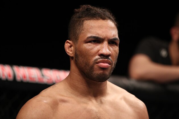 BRASILIA, BRAZIL - MARCH 14: Kevin Lee prepares to fight Charles Oliveira of Brazil in their lightweight fight during the UFC Fight Night event on March 14, 2020 in Brasilia, Brazil. (Photo by Buda Mendes/Zuffa LLC)