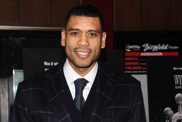 Allan Houston attends the premiere of 'Winning Time: Reggie Miller VS The New York Knicks' at the Ziegfeld Theatre on Tuesday, March 2, 2010 in New York. (AP Photo/Evan Agostini)