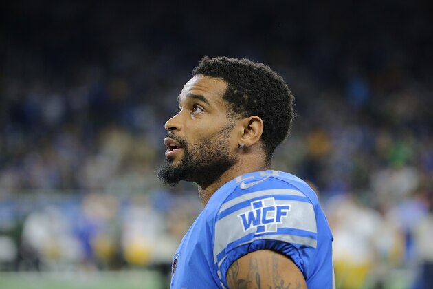 DETROIT, MI - DECEMBER 29: Darius Slay #23 of the Detroit Lions watches the pregame activities prior to the start of the game against the Green Bay Packers at Ford Field on December 29, 2019 in Detroit, Michigan. Green Bay defeated Detroit 23-20. (Photo by Leon Halip/Getty Images)