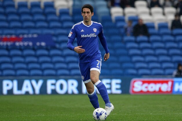 CARDIFF, WALES - MARCH 11: Peter Whittingham of Cardiff City during the Sky Bet Championship match between Cardiff City and Birmingham City at The Cardiff City Stadium on March 11, 2017 in Cardiff, Wales. (Photo by Athena Pictures/Getty Images)