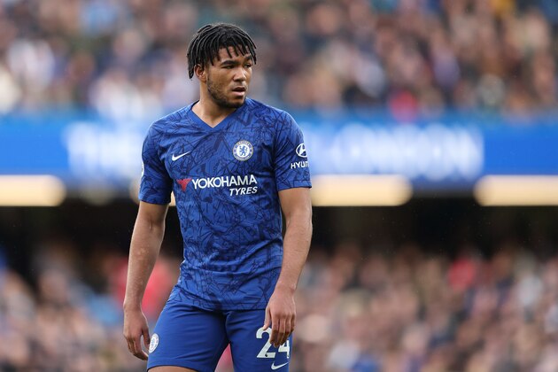 LONDON, ENGLAND - MARCH 08: Reece James of Chelsea during the Premier League match between Chelsea FC and Everton FC at Stamford Bridge on March 8, 2020 in London, United Kingdom. (Photo by James Williamson - AMA/Getty Images)