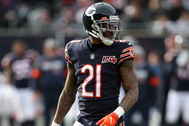 CHICAGO, IL - NOVEMBER 24: Ha Ha Clinton-Dix #21 of the Chicago Bears in action during the game against the New York Giants at Soldier Field on November 24, 2019 in Chicago Illinois. The Bears defeated the Giants 19-14. (Photo by Rob Leiter/Getty Images) CHICAGO, IL - NOVEMBER 24: Ha Ha Clinton-Dix #21 of the Chicago Bears in action during the game against the New York Giants at Soldier Field on November 24, 2019 in Chicago Illinois. The Bears defeated the Giants 19-14. (Photo by Rob Leiter/Getty Images)