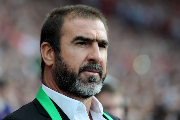 MANCHESTER, ENGLAND - AUGUST 05:  New York Cosmos Manager Eric Cantona looks on prior to Paul Scholes' Testimonial Match between Manchester United and New York Cosmos at Old Trafford on August 5, 2011 in Manchester, England. (Photo by Chris Brunskill/Getty Images)