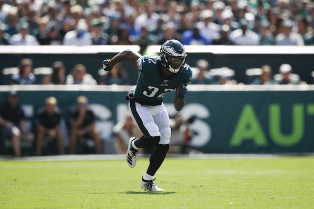 Philadelphia Eagles cornerback Rasul Douglas in action during an NFL football game against the Detroit Lions, Sunday, Sept. 22, 2019, in Philadelphia. (AP Photo/Matt Rourke)