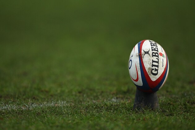 SALE, ENGLAND - DECEMBER 13:  A generic Rugby Ball during the International match between England U18 and Australia Schools at Heywood Road on December 13, 2009 in Sale, England.  (Photo by Matthew Lewis/Getty Images)