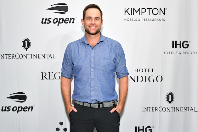 NEW YORK, NEW YORK - AUGUST 21: In town for the US Open, Andy Roddick walks the red carpet at the IHG “Legends, Unmatched” soiree at the Kimpton Hotel Eventi on August 21, 2019 in New York City. (Photo by Dia Dipasupil/Getty Images for IHG Hotels & Resorts)