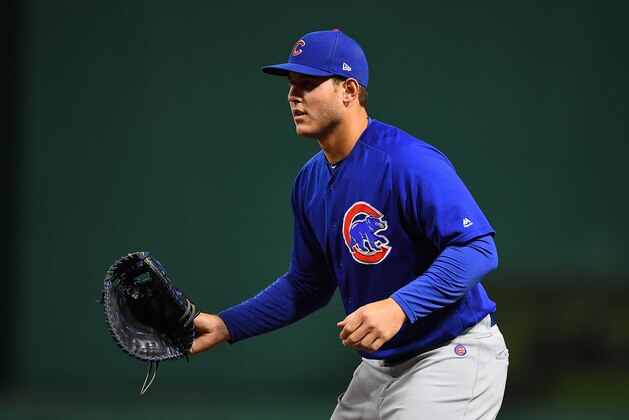 PITTSBURGH, PA - SEPTEMBER 24:  Anthony Rizzo #44 of the Chicago Cubs in action during the game against the Pittsburgh Pirates at PNC Park on September 24, 2019 in Pittsburgh, Pennsylvania. (Photo by Joe Sargent/Getty Images)