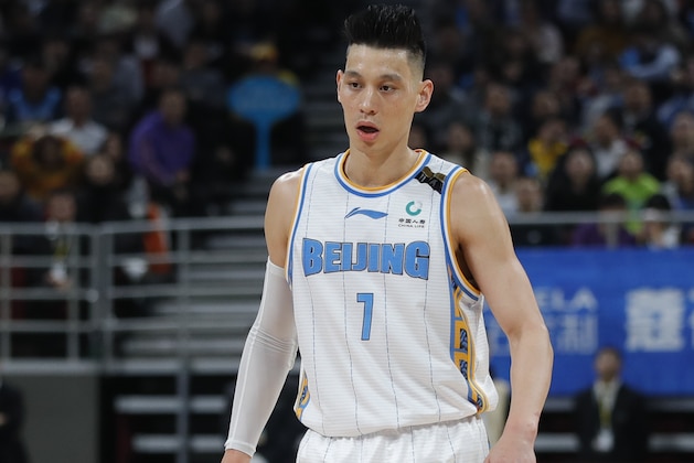 BEIJING, CHINA - DECEMBER 25: Jeremy Lin #7 of Beijing Ducks in action during 2019/2020 CBA League - Beijing Ducks v Xinjiang Yilite at Beijing Wukesong Sport Arena on December 25, 2019 in Beijing, China. (Photo by Fred Lee/Getty Images)