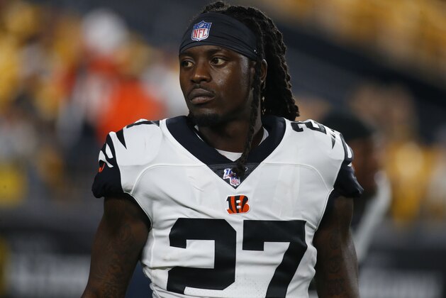 PITTSBURGH, PA - SEPTEMBER 30:  Dre Kirkpatrick #27 of the Cincinnati Bengals in action against the Pittsburgh Steelers on September 30, 2019 at Heinz Field in Pittsburgh, Pennsylvania.  (Photo by Justin K. Aller/Getty Images)