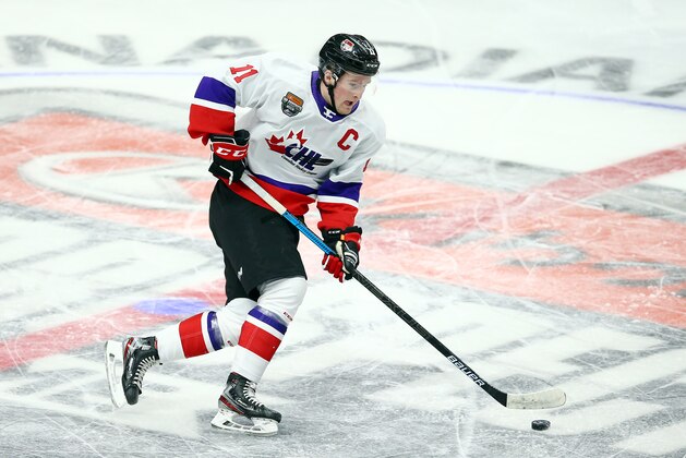 HAMILTON, ON - JANUARY 16:  Alexis Lafreniere #11 of Team White skates during the 2020 CHL/NHL Top Prospects Game against Team Red at FirstOntario Centre on January 16, 2020 in Hamilton, Canada.  (Photo by Vaughn Ridley/Getty Images)