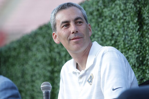 LOS ANGELES, CA - JUNE 16:  Executive Vice President of Football Operations & Chief Operating Officer Kevin Demoff of the Los Angeles Rams attends LASEC Hosts NFL All-Access With The Los Angeles Rams at Los Angeles Memorial Coliseum on June 16, 2016 in Los Angeles, California.  (Photo by Leon Bennett/Getty Images)