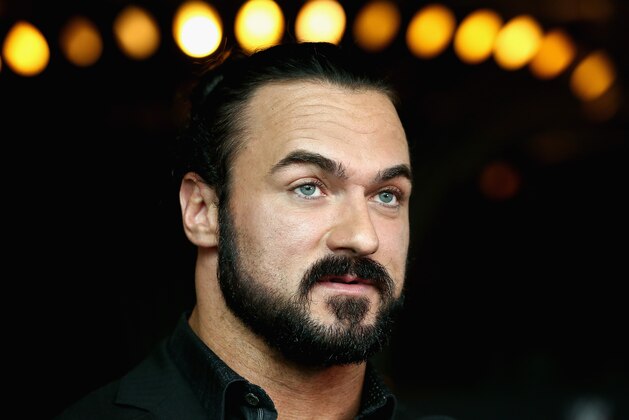 MELBOURNE, AUSTRALIA - OCTOBER 04:  Drew McIntyre speaks during a WWE Downunder media opportunity at Crown Entertainment Complex on October 4, 2018 in Melbourne, Australia.  (Photo by Robert Prezioso/Getty Images)