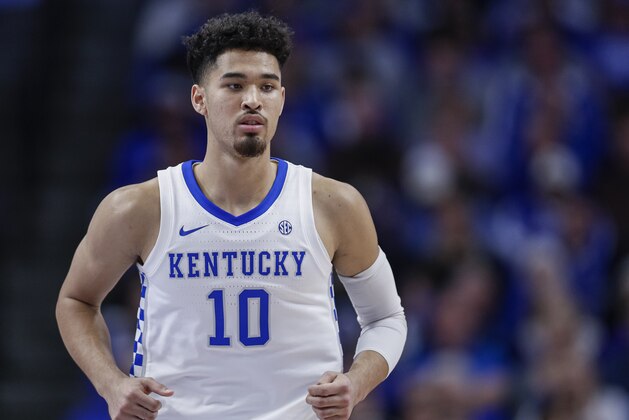 LEXINGTON, KY - DECEMBER 14: Johnny Juzang #10 of the Kentucky Wildcats is seen during the game against the Georgia Tech Yellow Jackets at Rupp Arena on December 14, 2019 in Lexington, Kentucky. (Photo by Michael Hickey/Getty Images) LEXINGTON, KY - DECEMBER 14: Johnny Juzang #10 of the Kentucky Wildcats is seen during the game against the Georgia Tech Yellow Jackets at Rupp Arena on December 14, 2019 in Lexington, Kentucky. (Photo by Michael Hickey/Getty Images)