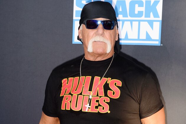 LOS ANGELES, CALIFORNIA - OCTOBER 04: Hulk Hogan attends WWE 20th Anniversary Celebration Marking Premiere of WWE Friday Night SmackDown on FOX at Staples Center on October 04, 2019 in Los Angeles, California. (Photo by Jerod Harris/Getty Images)