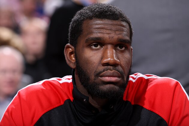 PORTLAND, OR - DECEMBER 01:  Greg Oden #52 of the Portland Trail Blazers watches from the sidelines during the game against the Miami Heat on December 1, 2009 at the Rose Garden in Portland, Oregon.  The Heat won 107-100.  NOTE TO USER: User expressly acknowledges and agrees that, by downloading and/or using this Photograph, user is consenting to the terms and conditions of the Getty Images License Agreement. Mandatory Copyright Notice: Copyright 2009 NBAE  (Photo by Sam Forencich/NBAE via Getty Images)