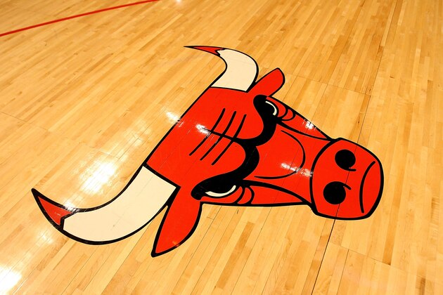 CHICAGO, IL - FEBRUARY 15: A Chicago Bulls logo is seen on the floor before a game between the Bulls and the Charlotte Bobcats at the United Center on February 15, 2011 in Chicago, Illinois. The Bulls defeated the Bobcats 106-94. NOTE TO USER: User expressly acknowledges and agrees that, by downloading and/or using this photograph, User is consenting to the terms and conditions of the Getty Images License Agreement. (Photo by Jonathan Daniel/Getty Images)