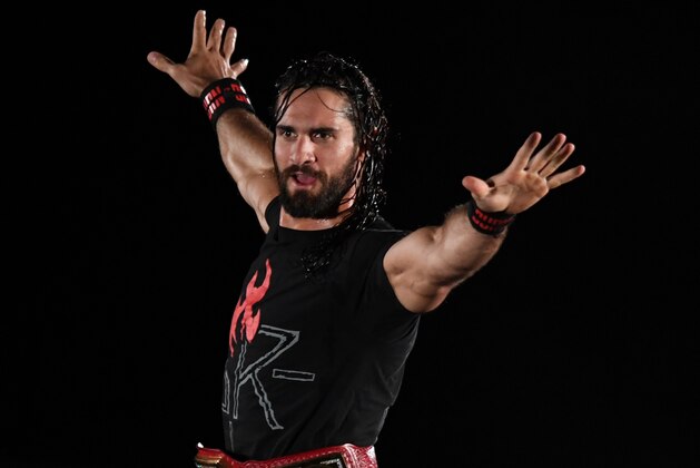 TOKYO,JAPAN - JUNE 28: Seth Rollins enters the ring during the WWE Live Tokyo at Ryogoku Kokugikan on June 28, 2019 in Tokyo, Japan. (Photo by Etsuo Hara/Getty Images) TOKYO,JAPAN - JUNE 28: Seth Rollins enters the ring during the WWE Live Tokyo at Ryogoku Kokugikan on June 28, 2019 in Tokyo, Japan. (Photo by Etsuo Hara/Getty Images)