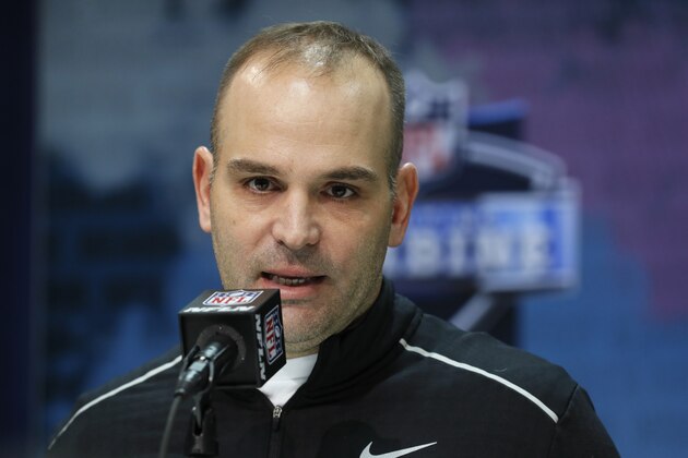 Jacksonville Jaguars general manager David Caldwell speaks during a press conference at the NFL football scouting combine in Indianapolis, Tuesday, Feb. 25, 2020. (AP Photo/Charlie Neibergall) Jacksonville Jaguars general manager David Caldwell speaks during a press conference at the NFL football scouting combine in Indianapolis, Tuesday, Feb. 25, 2020. (AP Photo/Charlie Neibergall)