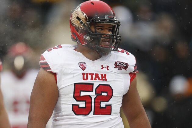 Utah Utes defensive tackle John Penisini (52) in the second half of an NCAA college football game Saturday, Nov. 17, 2018, in Boulder, Colo. Utah won 30-7. (AP Photo/David Zalubowski) Utah Utes defensive tackle John Penisini (52) in the second half of an NCAA college football game Saturday, Nov. 17, 2018, in Boulder, Colo. Utah won 30-7. (AP Photo/David Zalubowski)