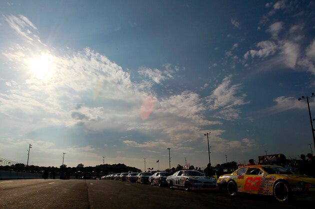 JEFFERSON, GA - AUGUST 28: The cars are lined up down pit row during an autograph session before the NASCAR K&N Pro Series East at Gresham Motorsports Park on August 28, 2010 in Jefferson, Georgia. (Photo by Kevin C. Cox/Getty Images for NASCAR) JEFFERSON, GA - AUGUST 28: The cars are lined up down pit row during an autograph session before the NASCAR K&N Pro Series East at Gresham Motorsports Park on August 28, 2010 in Jefferson, Georgia. (Photo by Kevin C. Cox/Getty Images for NASCAR)