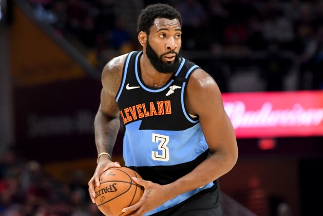 CLEVELAND, OHIO - FEBRUARY 29: Andre Drummond #3 of the Cleveland Cavaliers looks for a pass during the second half against the Indiana Pacers at Rocket Mortgage Fieldhouse on February 29, 2020 in Cleveland, Ohio. The Pacers defeated the Cavaliers 113-104. NOTE TO USER: User expressly acknowledges and agrees that, by downloading and/or using this photograph, user is consenting to the terms and conditions of the Getty Images License Agreement. (Photo by Jason Miller/Getty Images)