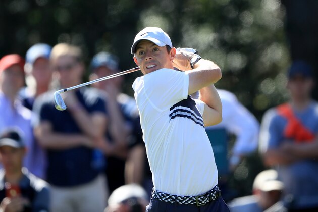 PONTE VEDRA BEACH, FLORIDA - MARCH 12: Rory McIlroy of Northern Ireland plays a shot on the eighth during the first round of The PLAYERS at the TPC Stadium course on March 12, 2020 in Ponte Vedra Beach, Florida. (Photo by Sam Greenwood/Getty Images) PONTE VEDRA BEACH, FLORIDA - MARCH 12: Rory McIlroy of Northern Ireland plays a shot on the eighth during the first round of The PLAYERS at the TPC Stadium course on March 12, 2020 in Ponte Vedra Beach, Florida. (Photo by Sam Greenwood/Getty Images)