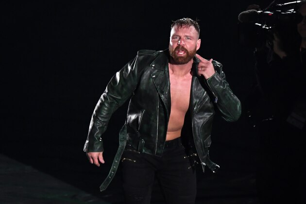 TOKYO, JAPAN - JANUARY 04: Jon Moxley of United States enters the ring prior to the IWGP US Championship bout during the New Japan Pro-Wrestling 'Wrestle Kingdom 14' at the Tokyo Dome on January 04, 2020 in Tokyo, Japan. (Photo by Etsuo Hara/Getty Images) TOKYO, JAPAN - JANUARY 04: Jon Moxley of United States enters the ring prior to the IWGP US Championship bout during the New Japan Pro-Wrestling 'Wrestle Kingdom 14' at the Tokyo Dome on January 04, 2020 in Tokyo, Japan. (Photo by Etsuo Hara/Getty Images)