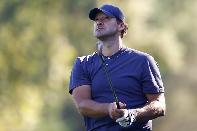 NAPA, CALIFORNIA - SEPTEMBER 27: Tony Romo hits on the 10th hole during the second round of the Safeway Open at Silverado Resort on September 27, 2019 in Napa, California. (Photo by Jonathan Ferrey/Getty Images) NAPA, CALIFORNIA - SEPTEMBER 27: Tony Romo hits on the 10th hole during the second round of the Safeway Open at Silverado Resort on September 27, 2019 in Napa, California. (Photo by Jonathan Ferrey/Getty Images)