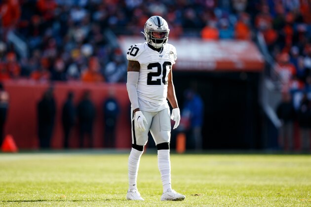 DENVER, CO - DECEMBER 29: Cornerback Daryl Worley #20 of the Oakland Raiders stands on the field during the first quarter against the Denver Broncos at Empower Field at Mile High on December 29, 2019 in Denver, Colorado. (Photo by Justin Edmonds/Getty Images)