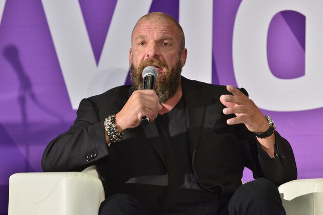 ANAHEIM, CALIFORNIA - JULY 11: WWE Superstar Triple H attends 2019 VidCon at Anaheim Convention Center on July 11, 2019 in Anaheim, California. (Photo by Jerod Harris/Getty Images)