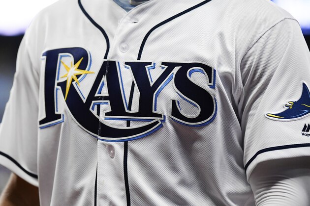 ST. PETERSBURG, FLORIDA - APRIL 16: Kevin Kiermaier #39 of the Tampa Bay Rays runs back to the dugout during a game against the Baltimore Orioles at Tropicana Field on April 16, 2019 in St. Petersburg, Florida. (Photo by Julio Aguilar/Getty Images)