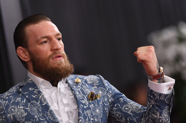 Irish mixed martial arts artist Conor McGregor arrives for the 62nd Annual Grammy Awards on January 26, 2020, in Los Angeles. (Photo by VALERIE MACON / AFP) (Photo by VALERIE MACON/AFP via Getty Images)