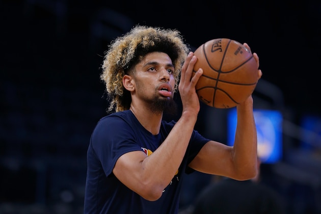 SAN FRANCISCO, CALIFORNIA - JANUARY 24: Brian Bowen II #10 of the Indiana Pacers warms up before the game against the Golden State Warriors at Chase Center on January 24, 2020 in San Francisco, California. NOTE TO USER: User expressly acknowledges and agrees that, by downloading and/or using this photograph, user is consenting to the terms and conditions of the Getty Images License Agreement. (Photo by Lachlan Cunningham/Getty Images)
