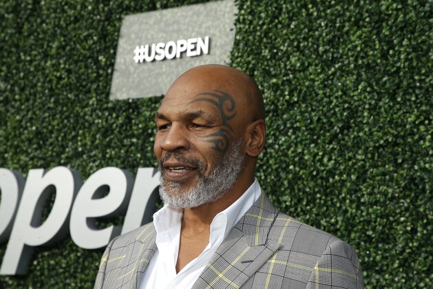 NEW YORK, NEW YORK - AUGUST 26: Former heavy weight boxer Mike Tyson attends USTA 19th Annual Opening Night Gala Blue Carpet at USTA Billie Jean King National Tennis Center on August 26, 2019 in New York City. (Photo by John Lamparski/Getty Images)