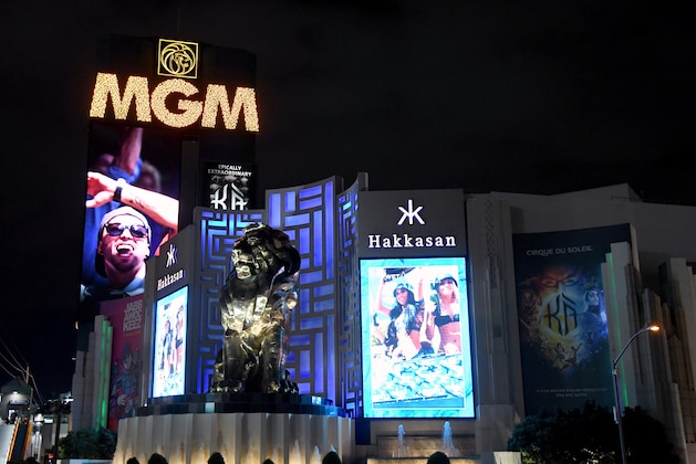 LAS VEGAS, NEVADA - MARCH 14:  An exterior view shows MGM Grand & Hotel & Casino as the coronavirus continues to spread across the United States on March 14, 2020 in Las Vegas, Nevada. Several employees at MGM Resorts International hotel-casinos on the Las Vegas Strip have tested presumptive positive for COVID-19. MGM Resorts International employees who can will start working from home next week. MGM has closed all nightclubs, dayclubs, buffets, spas, gyms and salons at its properties in Las Vegas and on Monday, it will close 150 food and beverage outlets and furloughs and layoffs will begin. The World Health Organization declared the coronavirus (COVID-19) a global pandemic on March 11th.  (Photo by Ethan Miller/Getty Images)