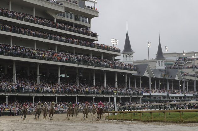 Luis Saez rides Maximum Security, right, during the 145th running of the Kentucky Derby horse race at Churchill Downs Saturday, May 4, 2019, in Louisville, Ky. Country House was declared the winner after Maximum Security was disqualified following a review by race stewards. (AP Photo/Darron Cummings) Luis Saez rides Maximum Security, right, during the 145th running of the Kentucky Derby horse race at Churchill Downs Saturday, May 4, 2019, in Louisville, Ky. Country House was declared the winner after Maximum Security was disqualified following a review by race stewards. (AP Photo/Darron Cummings)
