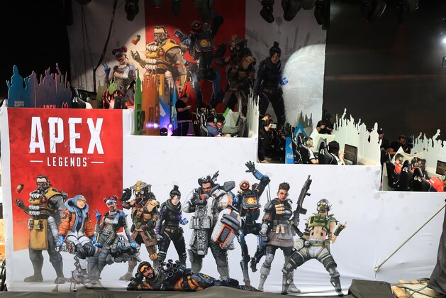MINNEAPOLIS, MINNESOTA - AUGUST 02:  A general view of the stage used for competition during the EXP Invitational-Apex Legends at X Games 2019 Minneapolis at U.S. Bank Stadium on August 02, 2019 in Minneapolis, Minnesota. (Photo by Sean M. Haffey/Getty Images)