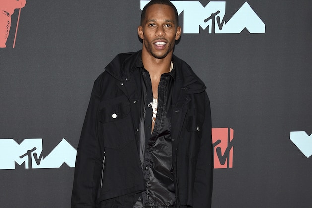 Victor Cruz arrives at the MTV Video Music Awards at the Prudential Center on Monday, Aug. 26, 2019, in Newark, N.J. (Photo by Evan Agostini/Invision/AP)