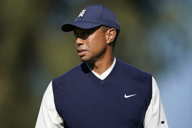 Tiger Woods looks on from the 11th hole during the third round of the Genesis Invitational golf tournament at Riviera Country Club, Saturday, Feb. 15, 2020, in the Pacific Palisades area of Los Angeles. (AP Photo/Ryan Kang) Tiger Woods looks on from the 11th hole during the third round of the Genesis Invitational golf tournament at Riviera Country Club, Saturday, Feb. 15, 2020, in the Pacific Palisades area of Los Angeles. (AP Photo/Ryan Kang)