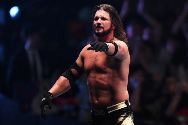 TOKYO,JAPAN - JUNE 29: AJ Styles looks on during the WWE Live Tokyo at Ryogoku Kokugikan on June 29, 2019 in Tokyo, Japan. (Photo by Etsuo Hara/Getty Images)